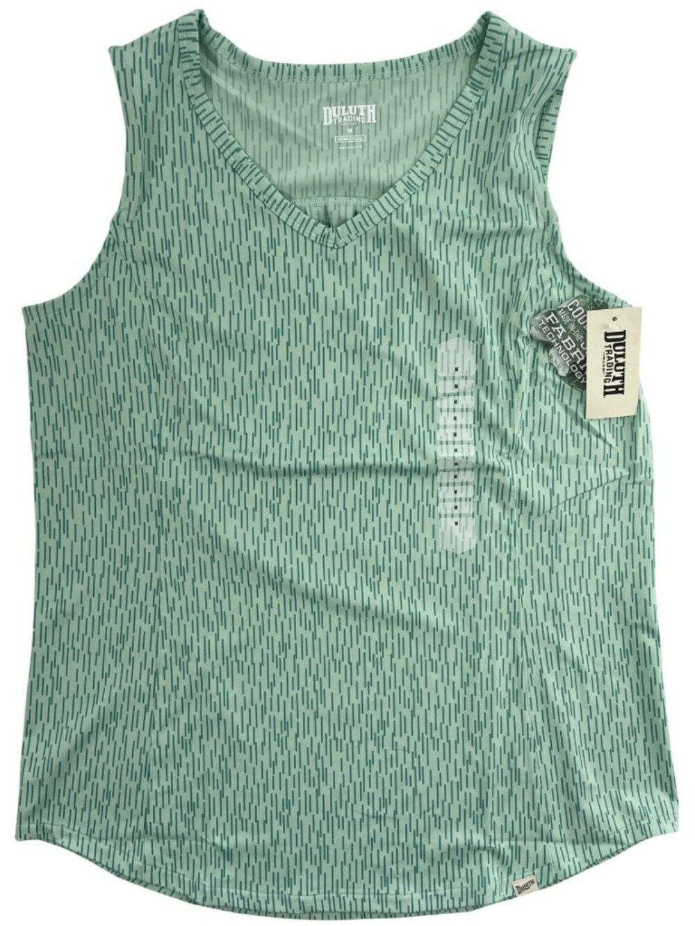 Duluth Trading Armachillo Cooling Tank Top Light Green Women's Size Medium NWT